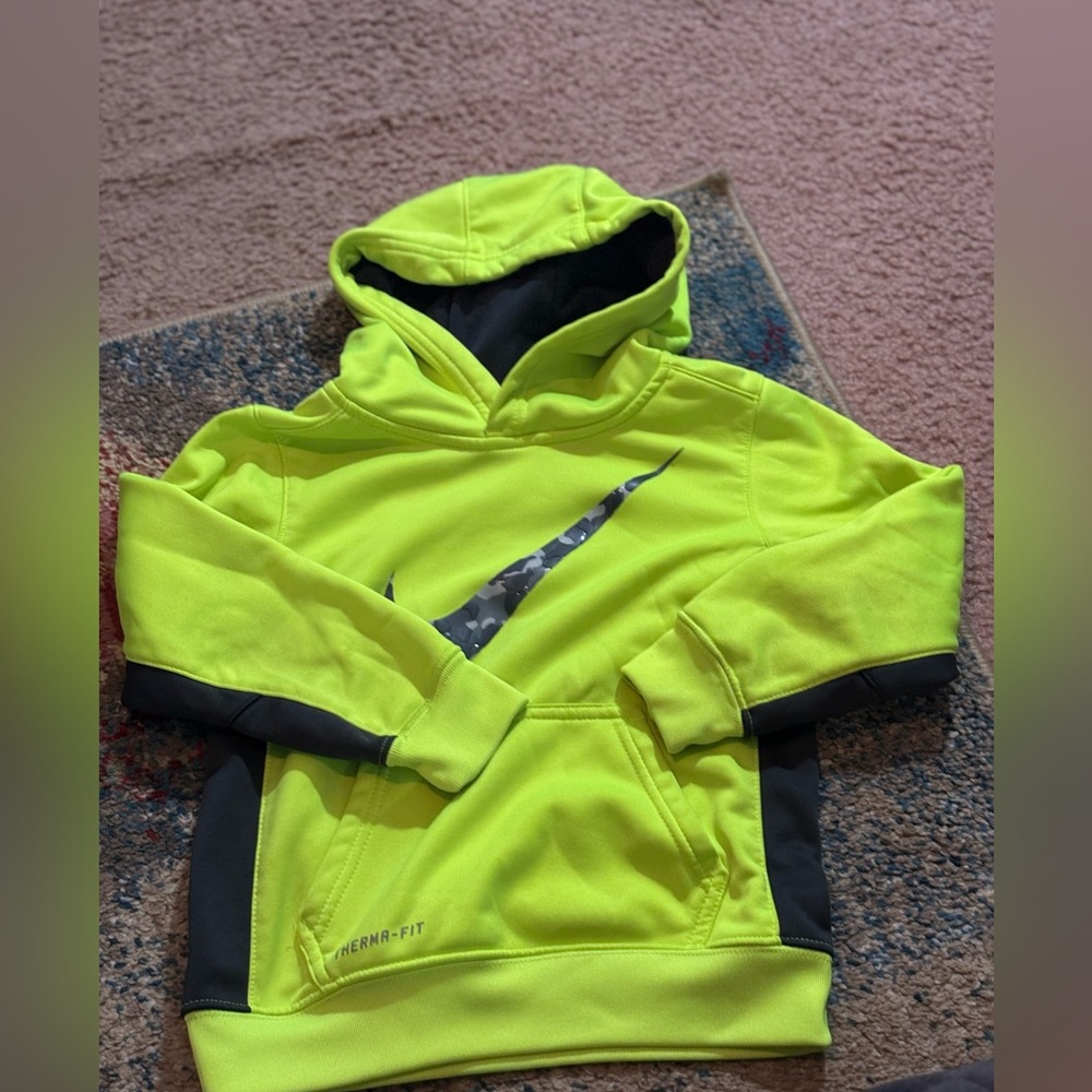 Nike Kids Volt Green Hoodie